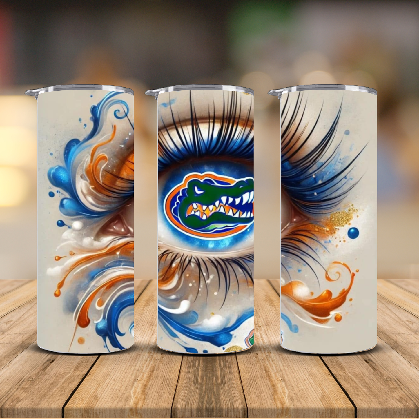 Florida Gators Sublimation Transfer Print for 20oz Skinny Tumblers (Ready-to-Press)