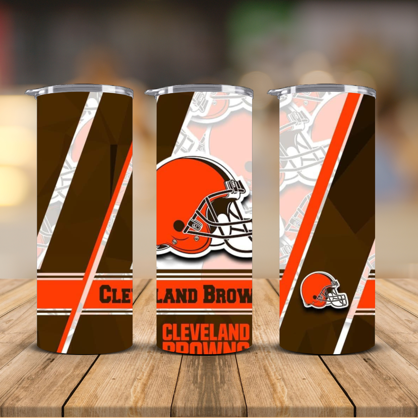 Cleveland Browns Sublimation Transfer Print | 20oz Skinny Tumbler (Ready-to-Press)