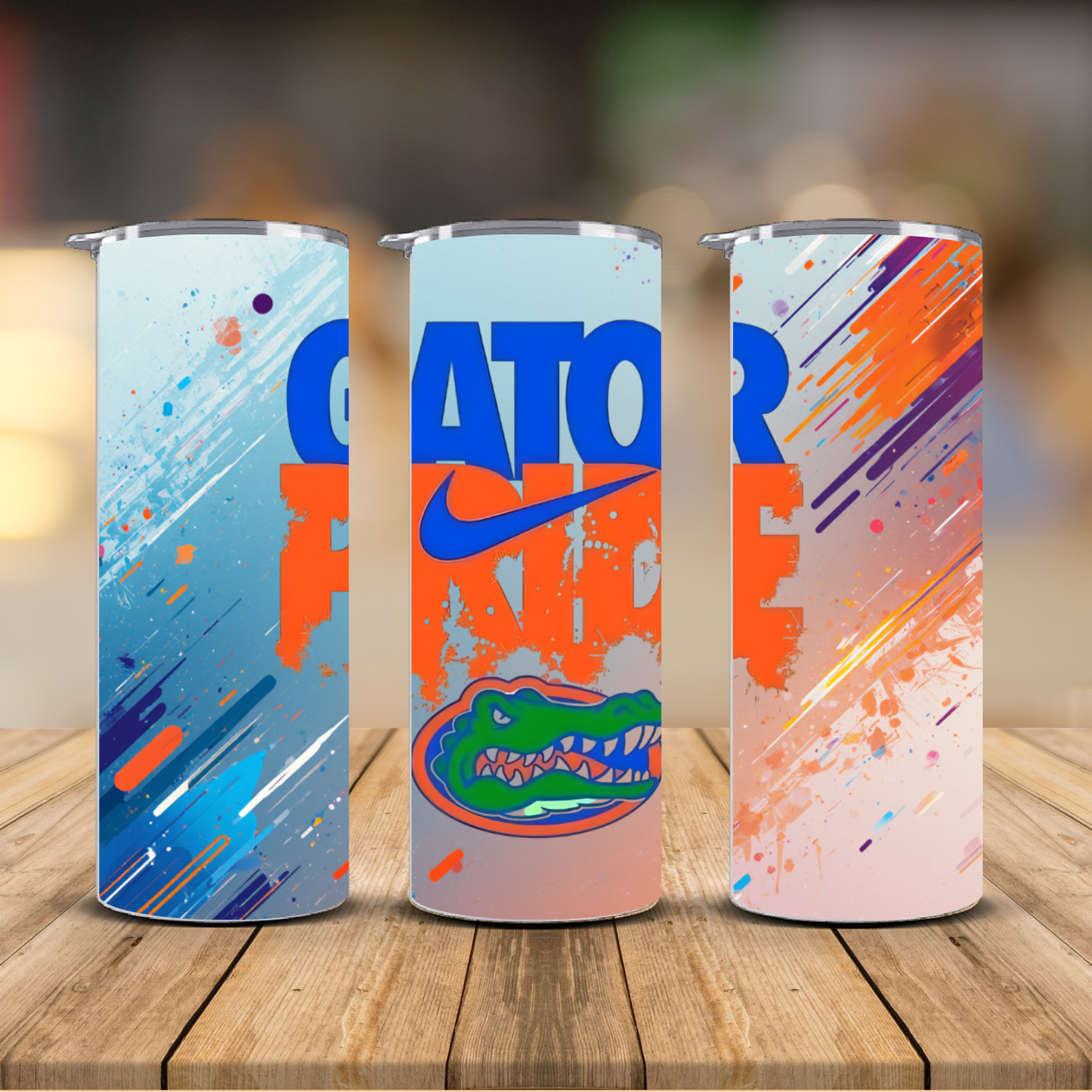Florida Gators Pride Sublimation Transfer Print | 20oz Skinny Tumbler (Ready-to-Press)