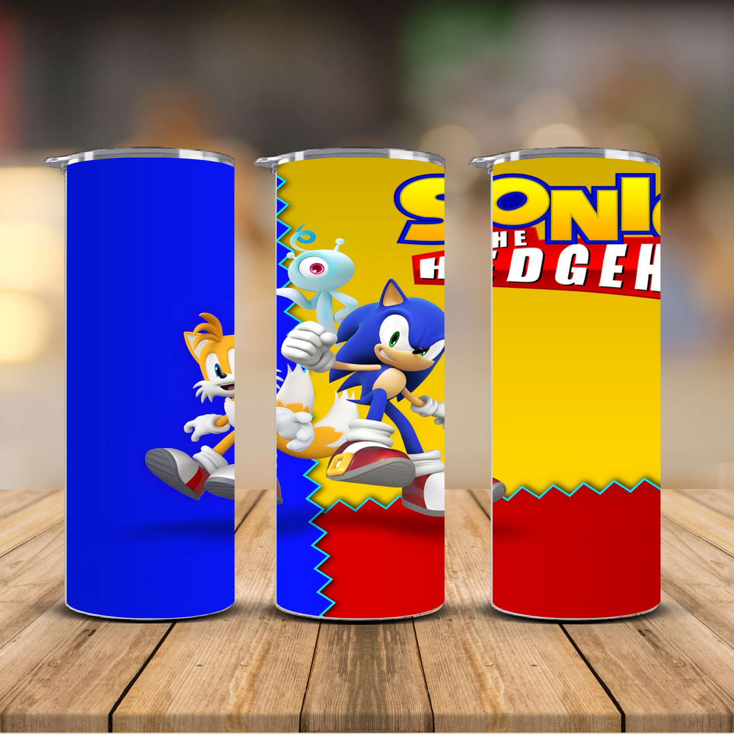 Sonic & Tails Tumbler – Personalized Kids Gaming Cup | 12 oz & 20 oz